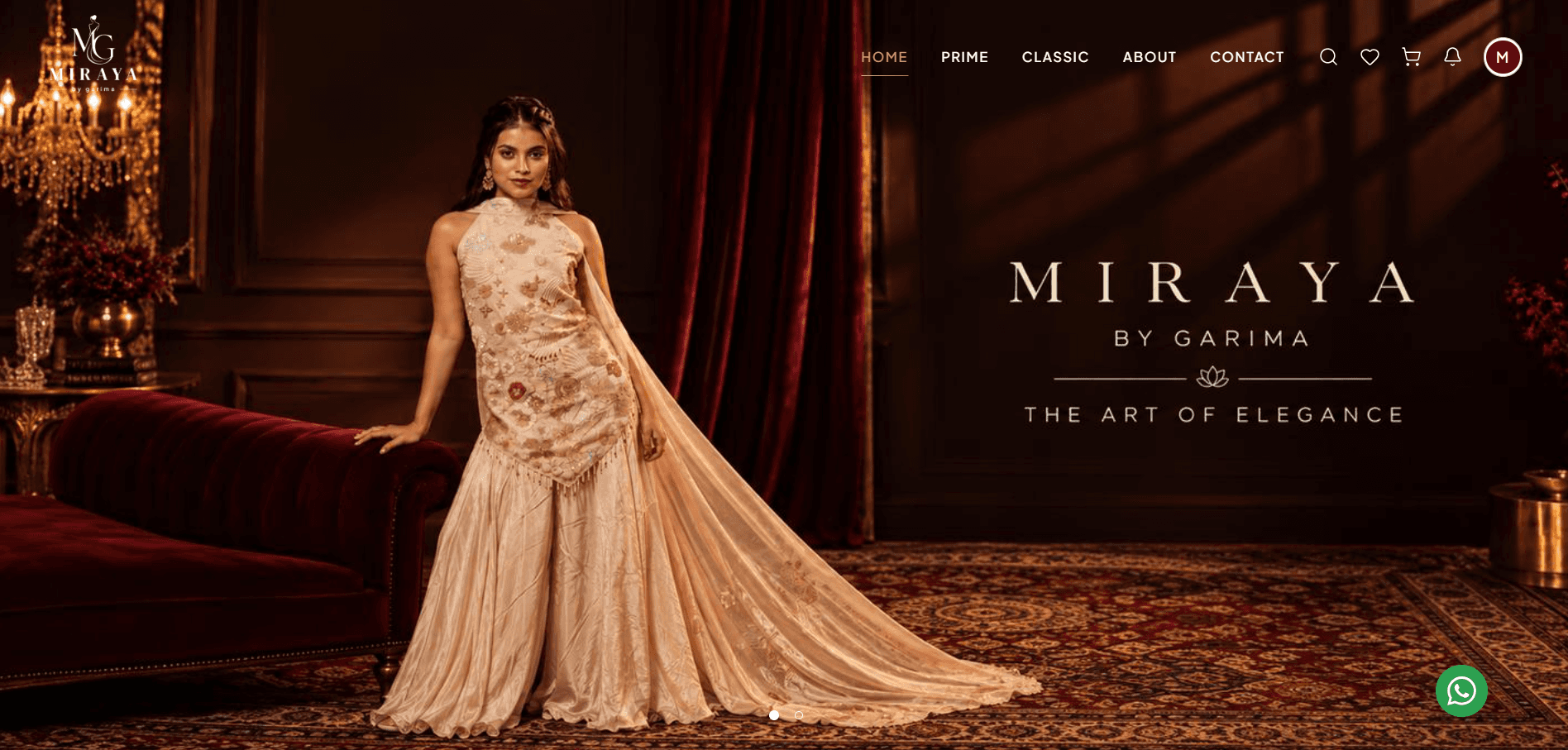 MIRAYA BY GARIMA — E-COMMERCE project by Praveer Tarudkar